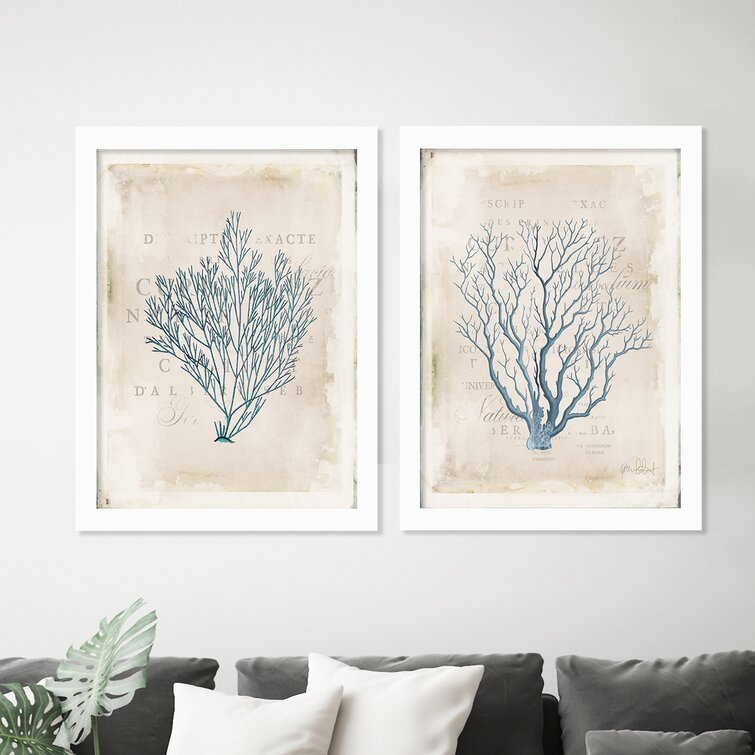 Sturdevant Sea Garden by Wild Apple - 2 Piece Print Set on Canvas