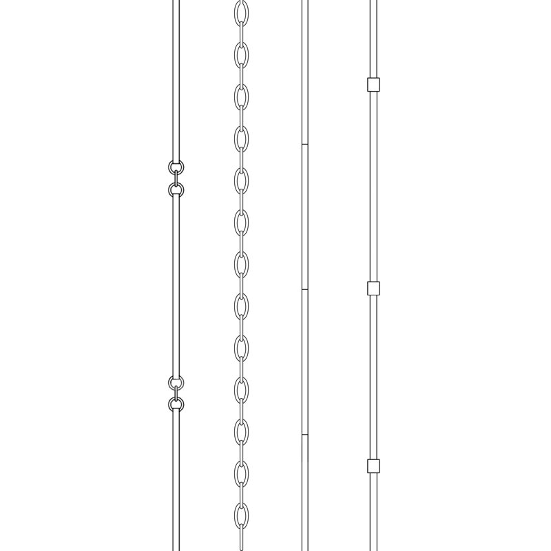 8' Washed Gray Chain