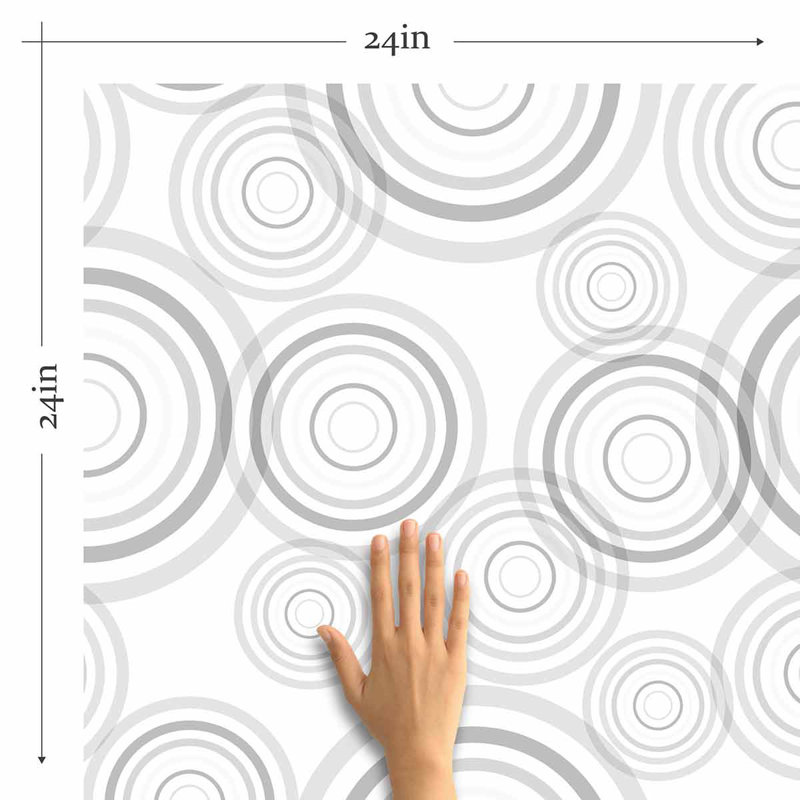 Peel & Stick Geometric Tile, 126" L x 24" W