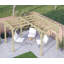 Adrie 3.6m x 3.6m Solid Wood Pergola-1908941049