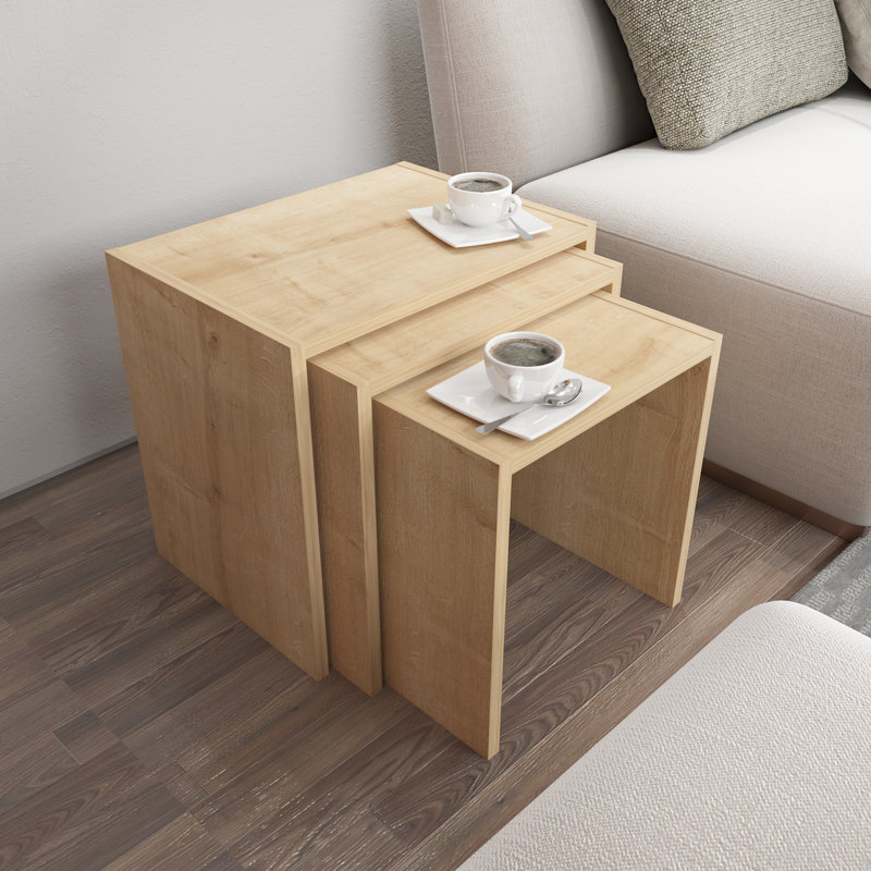 Acampo Nesting Tables, Oak