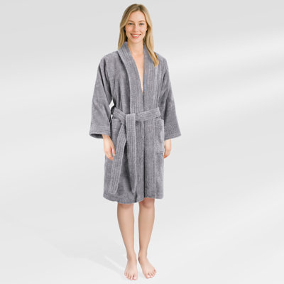 Peignoirs 100% coton turc, robes de chambre légères et absorbantes