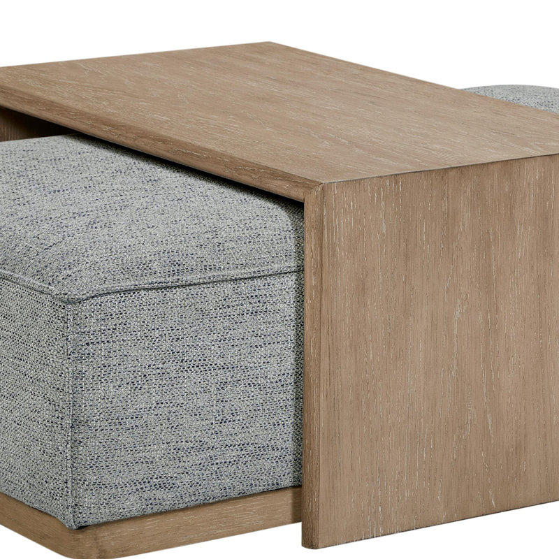Repose-pieds et table-plateau, Gris