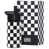 Black and White Checkered