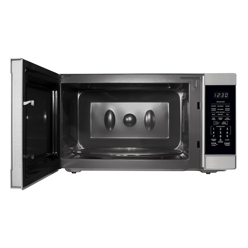 Four à micro-ondes de comptoir en acier inoxydable de 2,2 pi³ Sharc SMC2264KSC, technologie Inverseur, grande capacité pour les familles, cuisson par capteur, dégivrage automatique