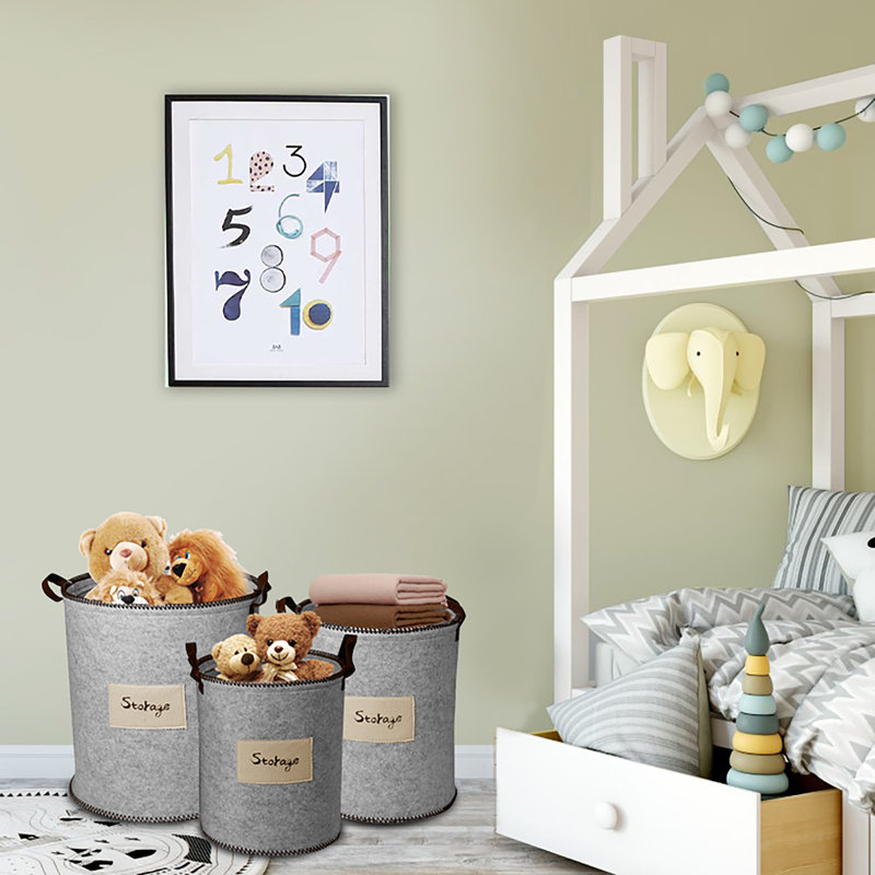 Chessman Fabric Laundry Hamper with Handles