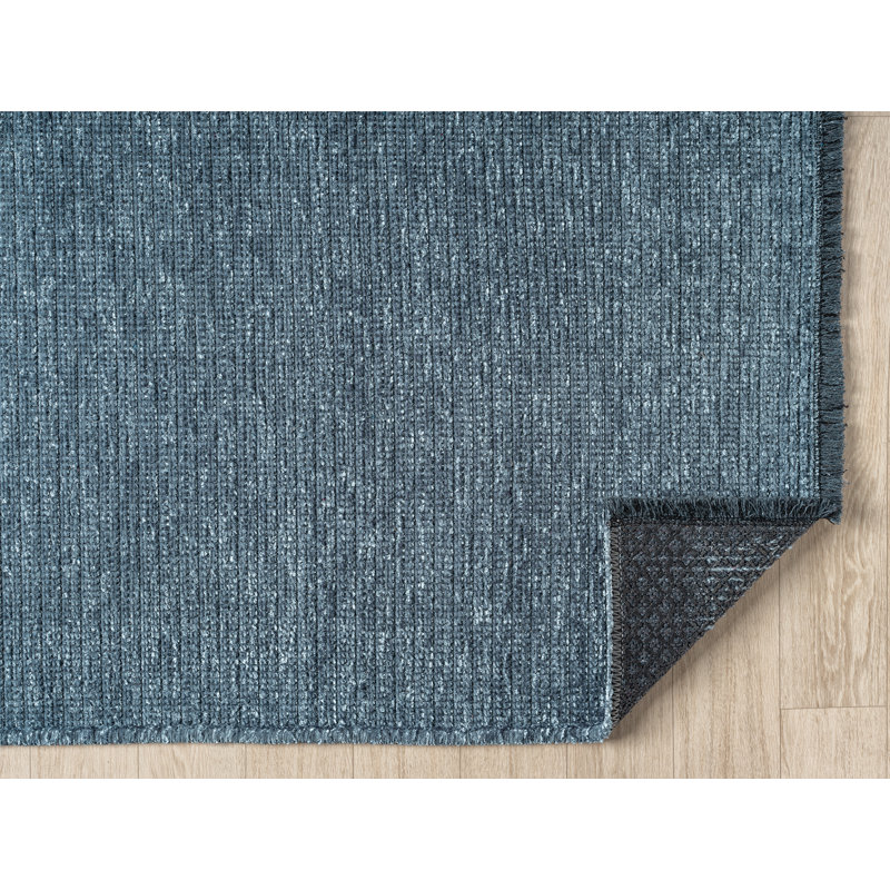 Tapis tissé à plat Emerson de United Weavers, Bleu, 5'3" x 7'2"