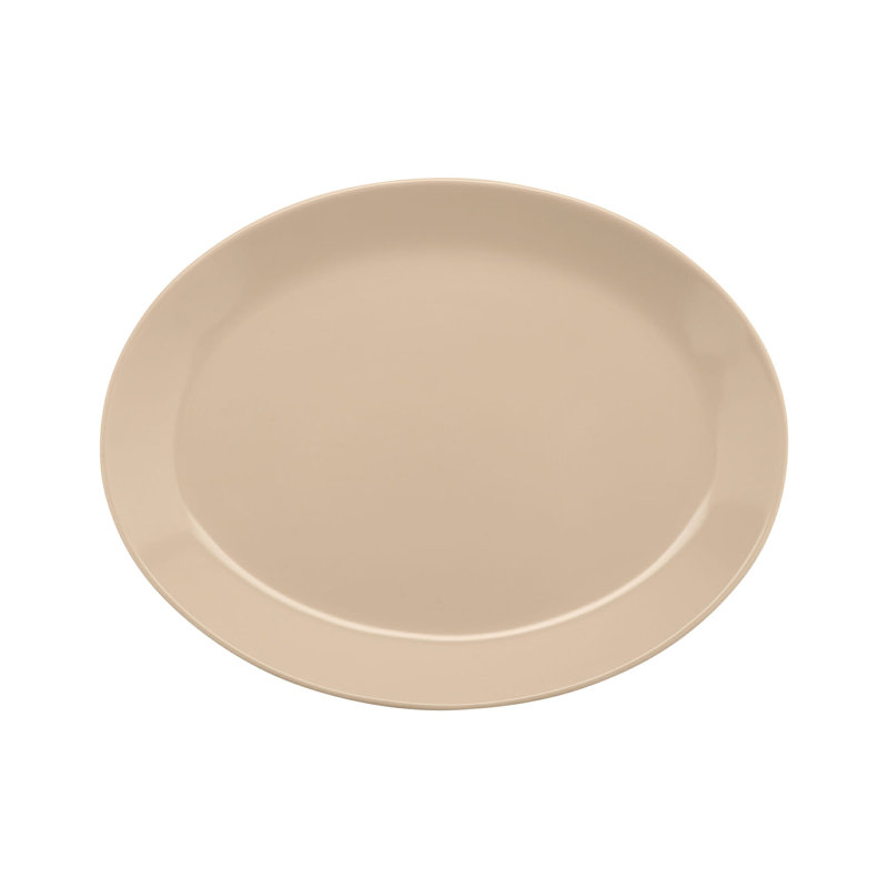 Plateau de service ovale en mélamine GET, H 1 po x L 10 po x l 7,75 po, Manille