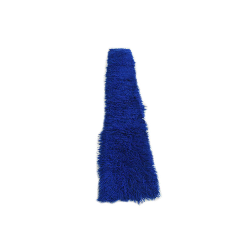 Tapis de couloir bleu Aabha