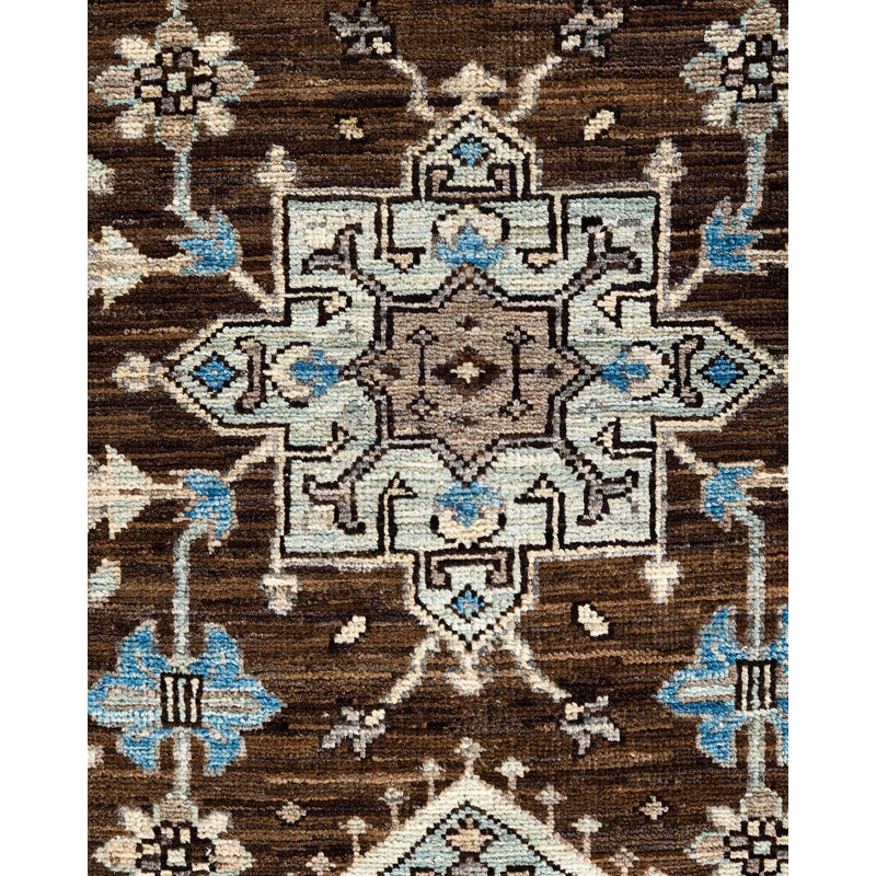 Serapi One-of-a-Kind 2' 9" X 9' 9" Hand Knotted Area Rug