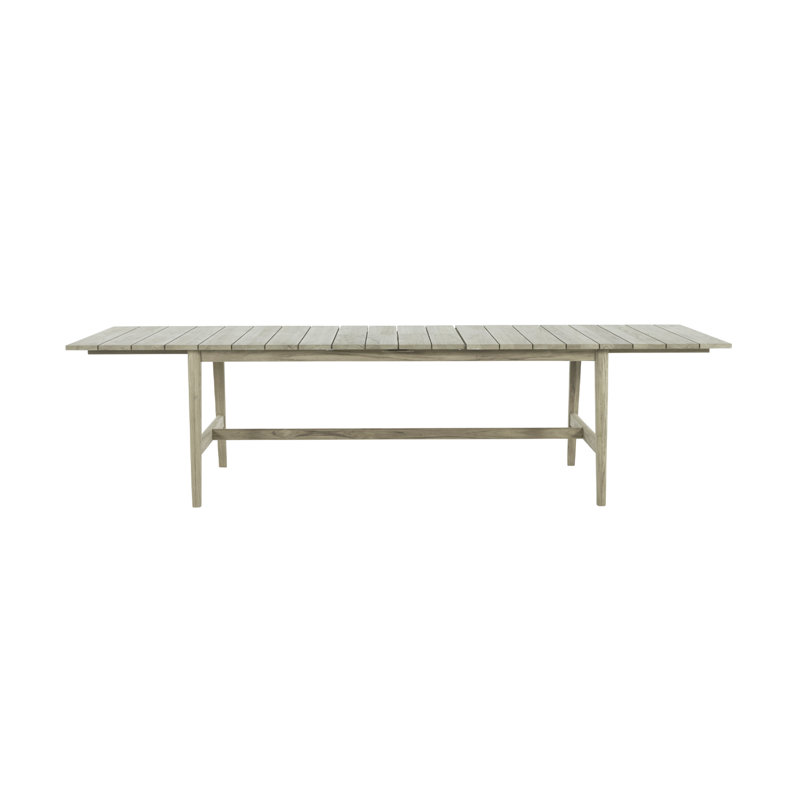 Coast Outdoor Dining Table, Oyster Teak