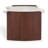 Sheyenne Travertine Top Coffee Table