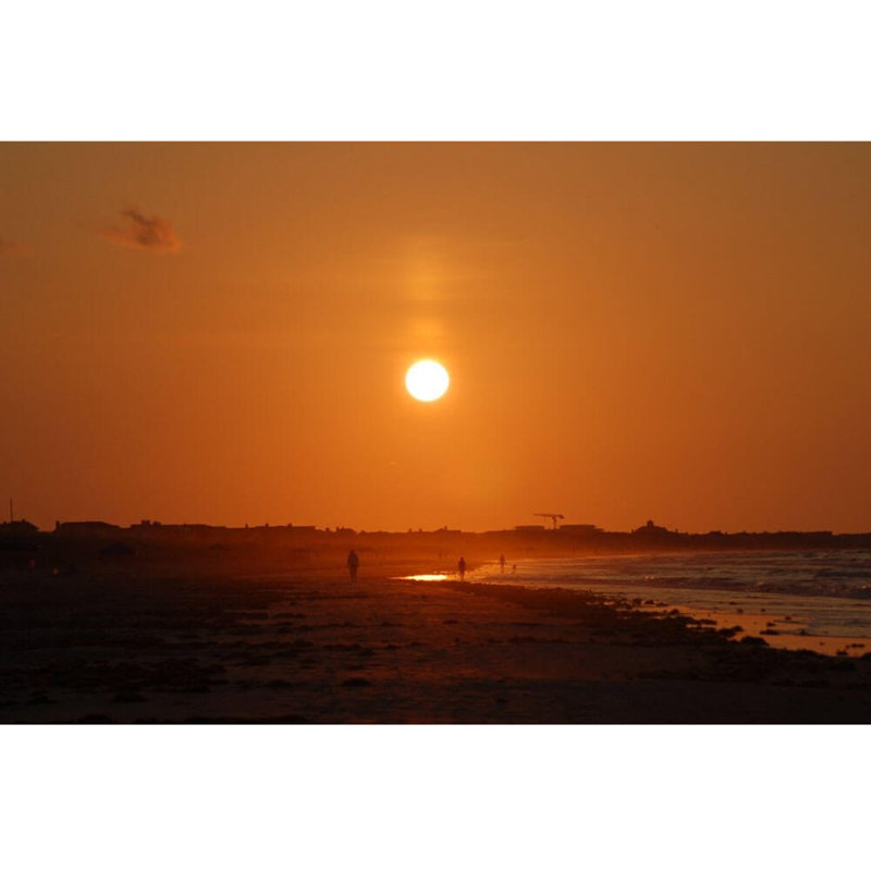 Décalcomanie murale coucher de soleil, 16 po x 24 po