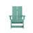 Balasi Indoor/Outdoor Modern 2-Slat Adirondack Poly Resin Rockers-1343546670