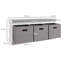3 Pair Shoe Storage Bench-1926981875