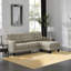 Tapis beige / bleu / rose à envers antidérapant lavable à la machine à motif animal et floral Boho pour salon, chambre à coucher, chambre d'enfant, chambre de bébé-1638900264-1638900266