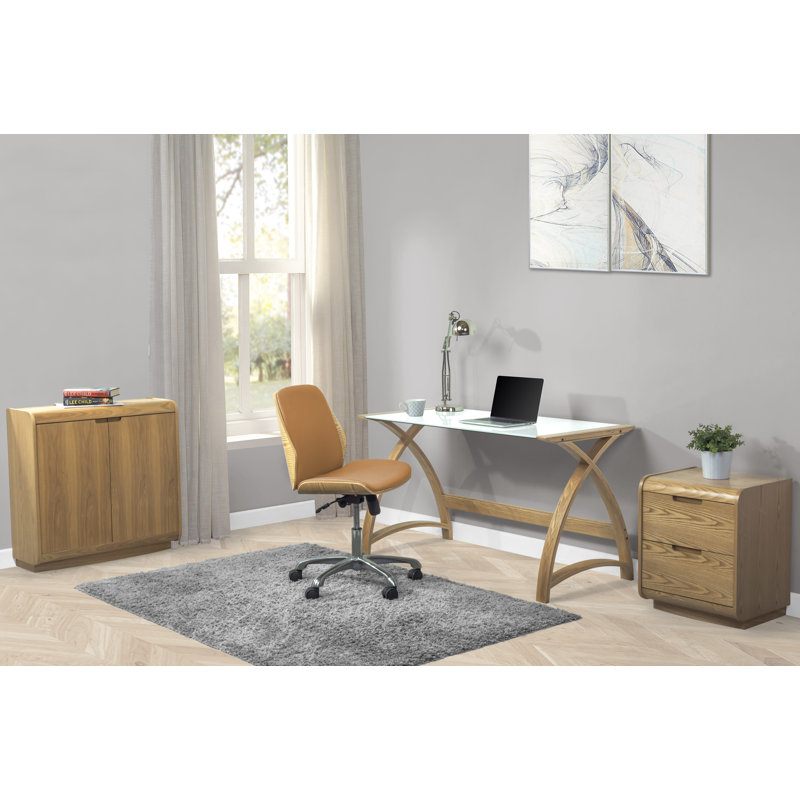 Camare Desk Chair, Oak