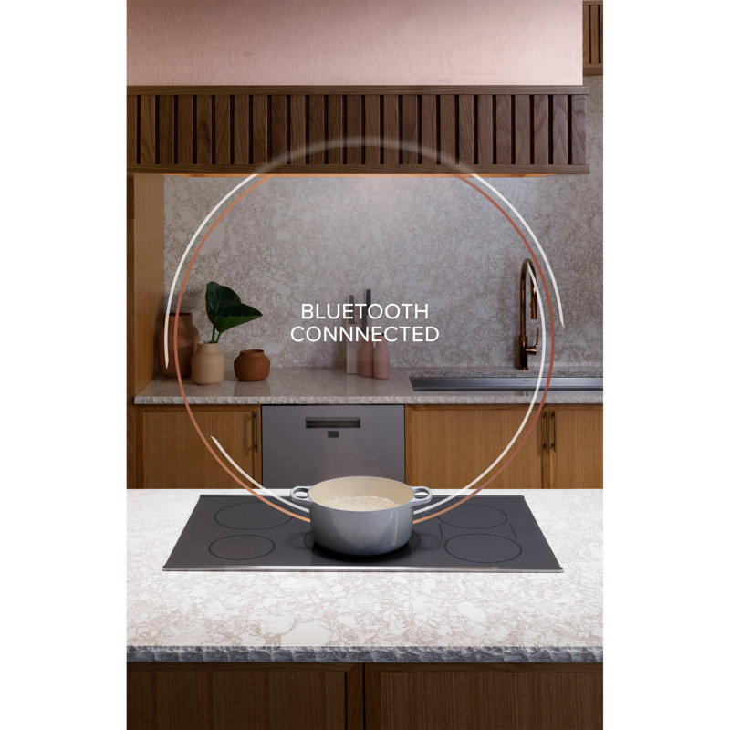 36" Electric Cooktop with 5 Elements, Stainless Steel