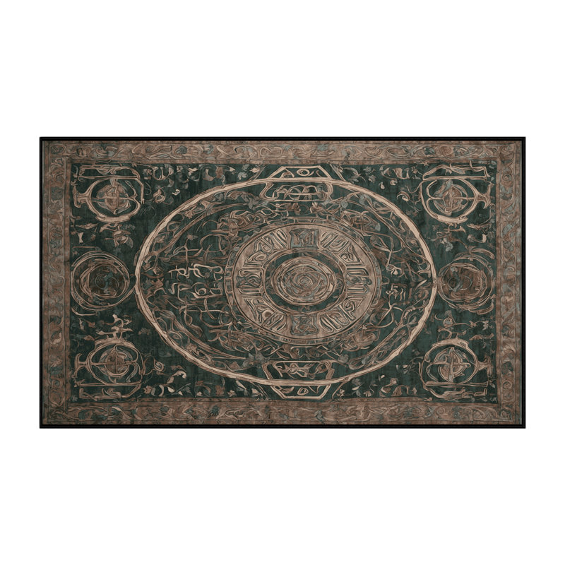Tapis gris soyeux et moelleux, Rectangulaire 3 pi x 5 pi