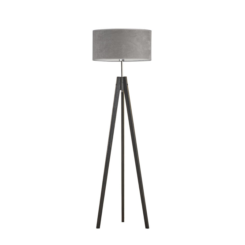 Caba 138cm Tripod Floor Lamp, Light Grey, Dark Grey