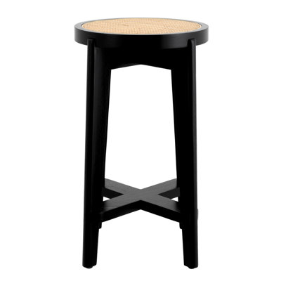 Dareau Stool with Solid Wood Frame