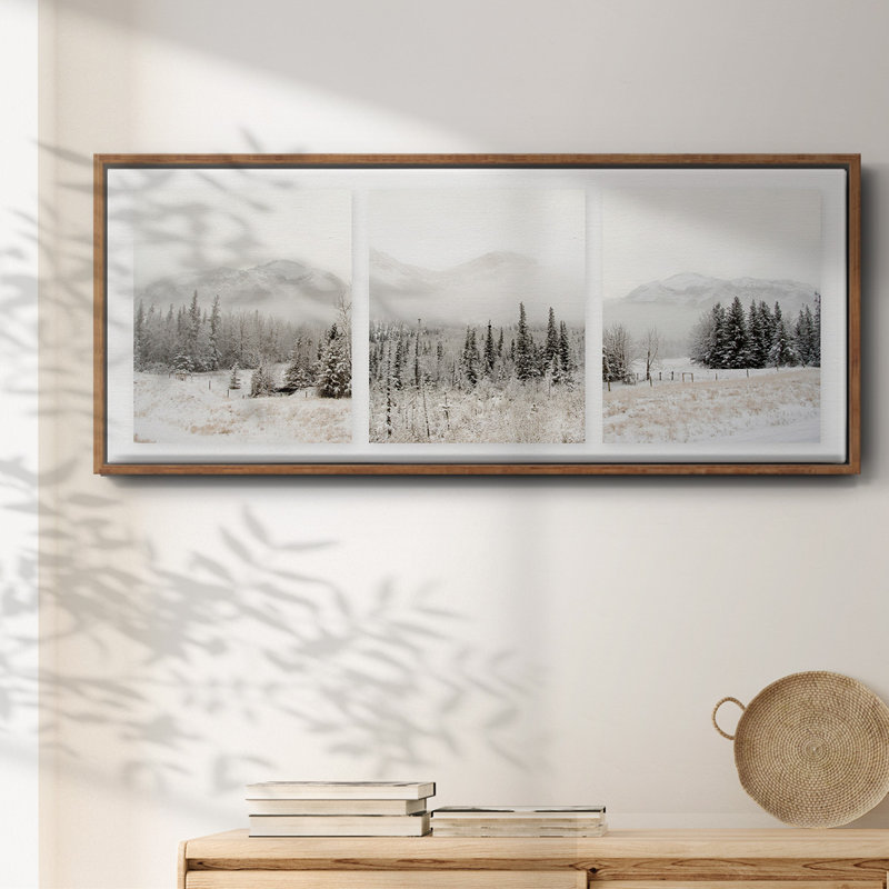Snowbound- Framed Canvas, 20" H x 50" W