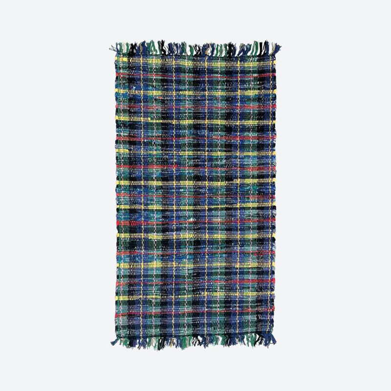 Diboll Plaid Hand Woven Area Rug, Rectangle 60 x 90cm
