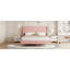 Grand lit plateforme tapissier Daventry-568448518