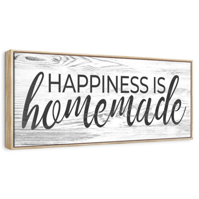 Plaque murale «Happiness Is Hommade» II