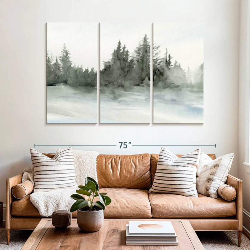 Alvord Evergreens In The Distance II, 42" H x 65" W