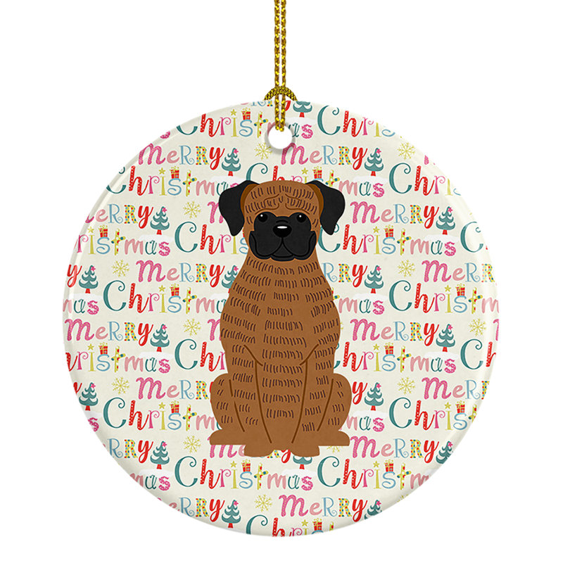 Ornement suspendu Merry Christmas