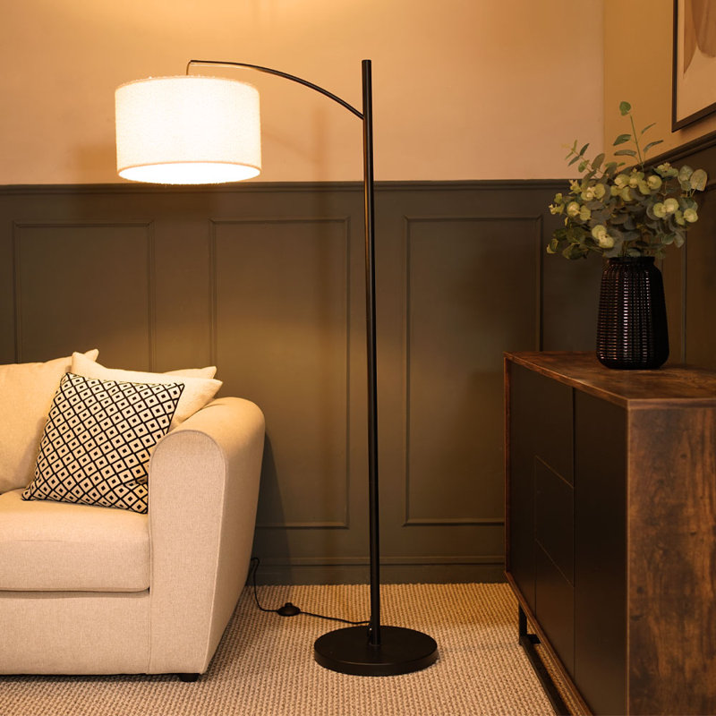 157.5cm Floor Lamp, Cream