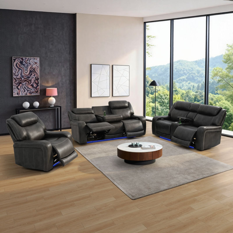Ensemble de canapé inclinable Apex Luxe