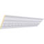 3 3/4"H x 3 7/8"P x 5 1/2"F x 94 1/2"L Windsor Rope Crown Moulding