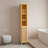 Natural Bamboo Large Capacity Thin And Tall Cabinet