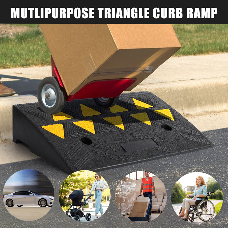 Yesurprise Rubber 13'' L Threshold Ramp