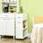 3- Tier Slim Storage Cart, Rolling Narrow Kitchen Cart On Wheels For Small Place, Slide Out Side Utility Cart For Bathroom, Laundry