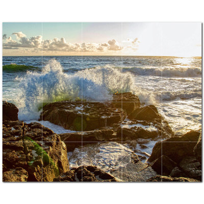Vagues photo 4,25 x 4,25