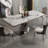 Simple Metal Microlite Rectangular Dining Tables-104041800