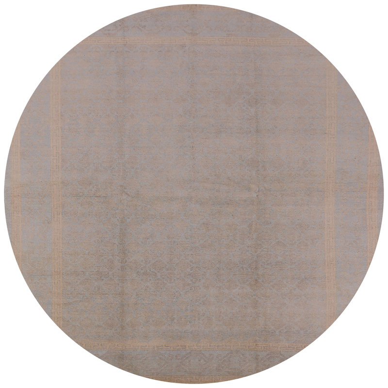 Tapis oriental bleu / beige Hedvige, Rond 6 pi