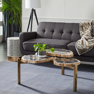 Stone Top Coffee Table