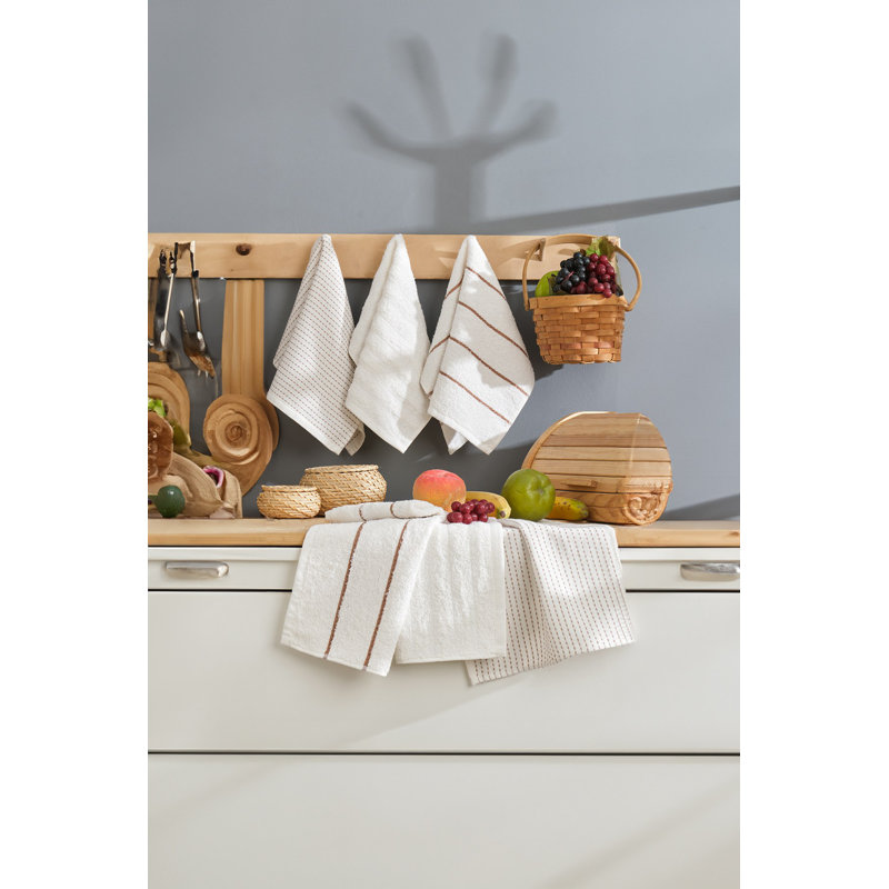 Luxury Wash Towel Set (6 Pieces), Cream Color, 11.8 x 19.7 inches | 100% Cotton, Machine Washable, Low Temp Iron | Soft, Absorbent & Durable Towels for Home, Spa & Gym - Perfect for Everyday Use