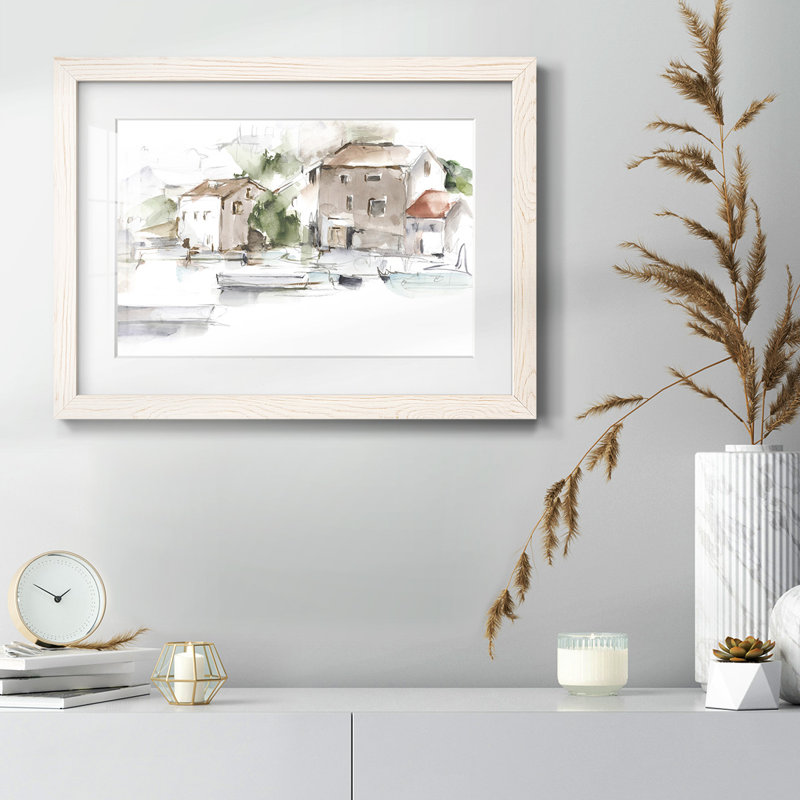 Serene Lakefront II, Blanc, H 28 po x l 42 po x P 1,5 po