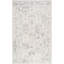 Tapis gris en laine crocheté à la main à motif floral Anemarie-24655390