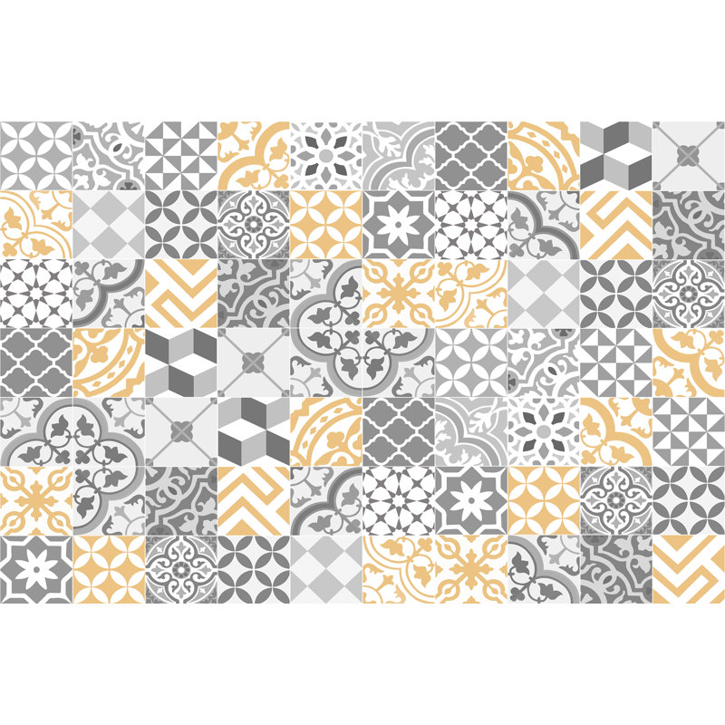 Arterburn Collage Kitchen Mat, Rectangle 133 x 200cm