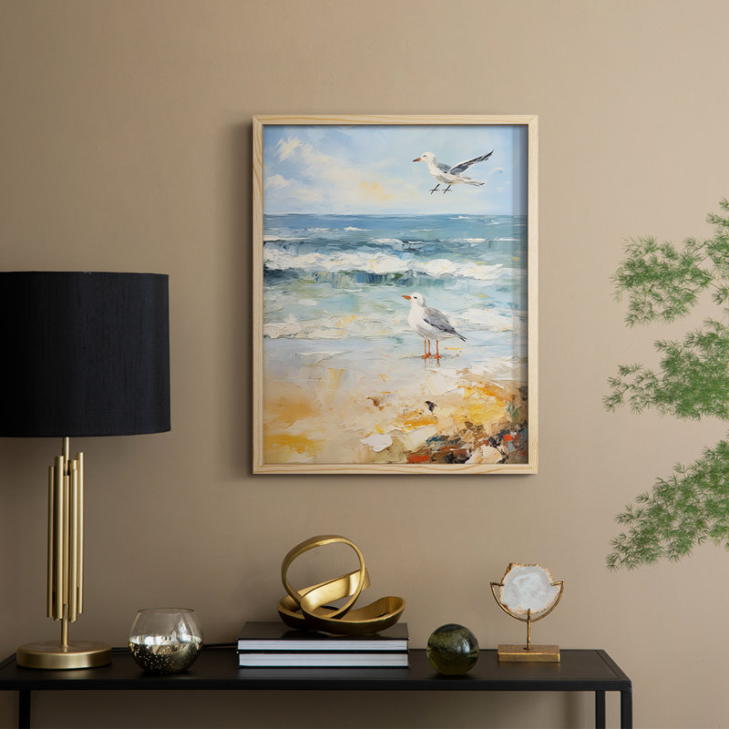 NAUTICAL Series CDLXIX, reproduction encadrée - bois massif, Naturel, H 11 po x l 9 po