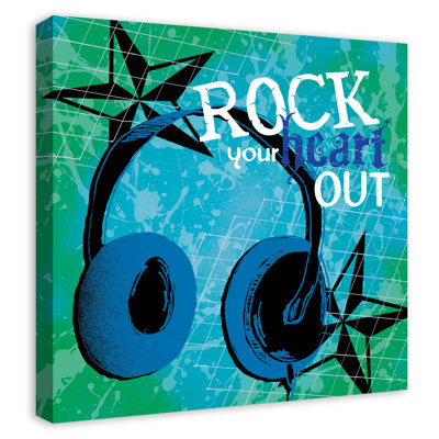 «Rock Your Heart Out», art sur toile tendue