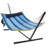 1 Person Cotton Spreader Bar Hammock with Storage Bag, and Cushions