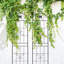 Ensemble de 4 treillis de jardin en métal 86,7 po x 19,7 po antirouille-1079284989