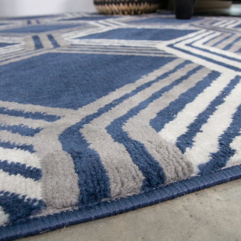 Altamese Geometric Area Rug, Rectangle 120 x 170cm